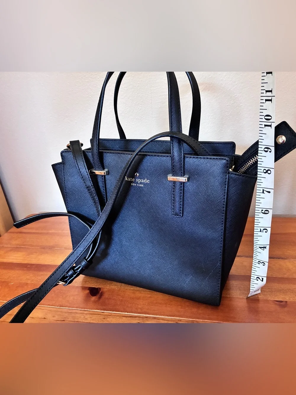 Kate Spade Black Satchel Purse Handbag